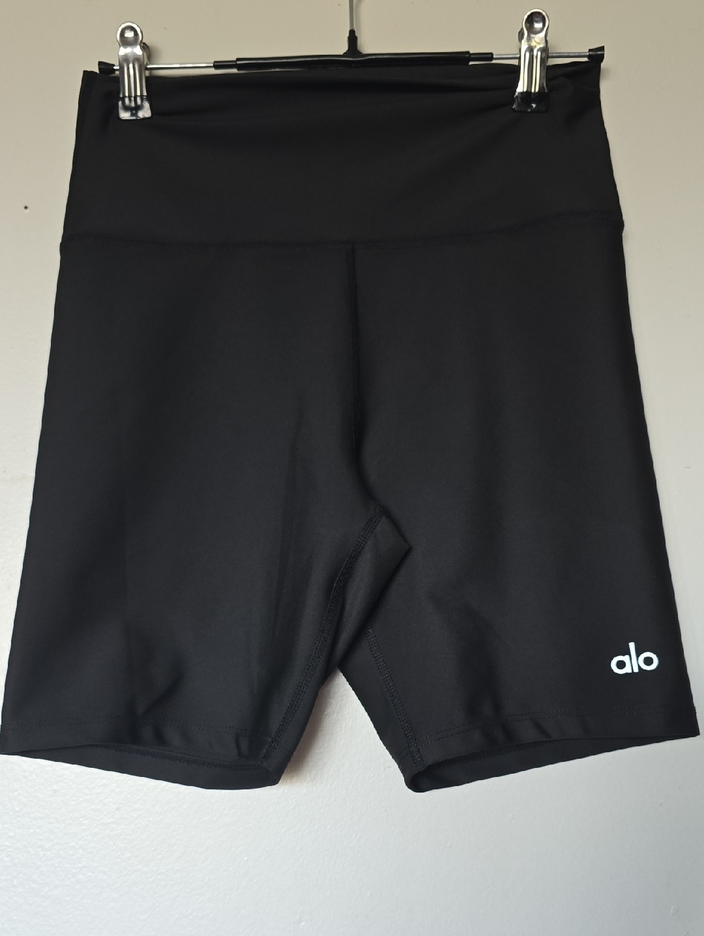 ALO Yoga Black High-Rise Bike Shorts